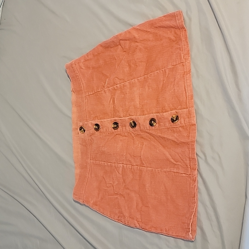 Size XL Pink Corduroy mini skirt